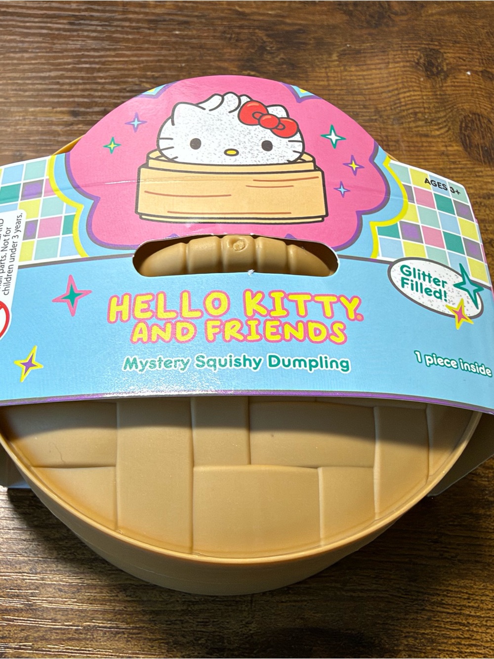 *RARE* Hello Kitty Pink and Tan Mystery Squishy Dumpling- Cinnamroll